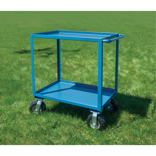  Chariot &agrave; tablettes pour l'ext&eacute;rieur, 2 Tiers, 24" la x 39" h x 39" p, Capacit&eacute; 1200 lb Stor-it Systems