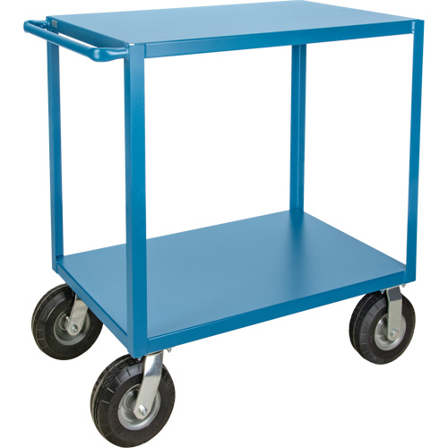 Outdoor Shelf Cart, 2 Tiers, 18" W x 39" H x 33" D, 1200 lbs. Capacity Stor-it Systems