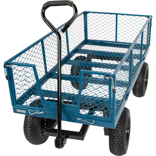 Wagon with Drop Sides, 24" W x 48" L, 800 lbs. Capacity Stor-it Systems