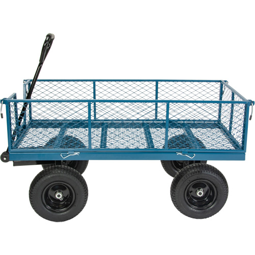 Wagon with Drop Sides, 24" W x 48" L, 800 lbs. Capacity Stor-it Systems
