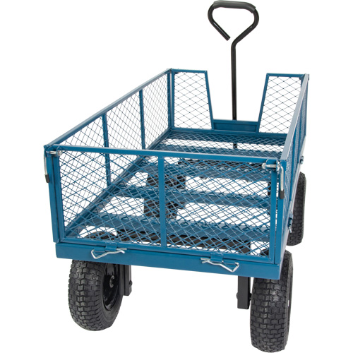 Wagon with Drop Sides, 24" W x 48" L, 800 lbs. Capacity Stor-it Systems