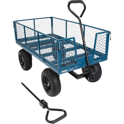 Wagon with Drop Sides, 24" W x 48" L, 800 lbs. Capacity Stor-it Systems