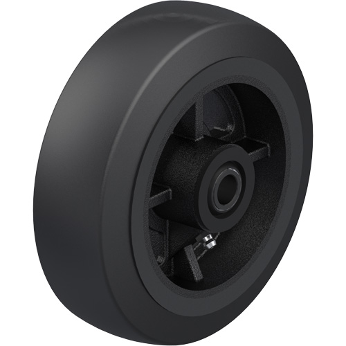 Black Rubber on Cast Iron Core Wheel Stor-it Systems