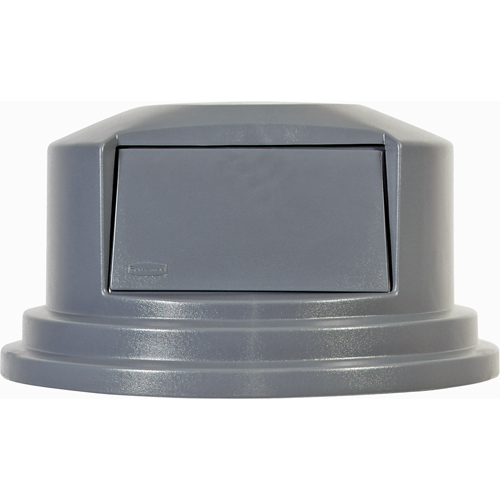 Round Brute&reg; Tops, Dome Lid, Plastic/Polyethylene, Fits Container Size: 26-1/2" Dia. Stor-it Systems