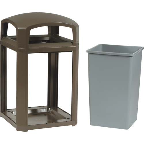 Cadre pour contenant Landmark Series Classique a/enveloppe rigide, Acier galvanis&eacute;, 35 gal. US Stor-it Systems