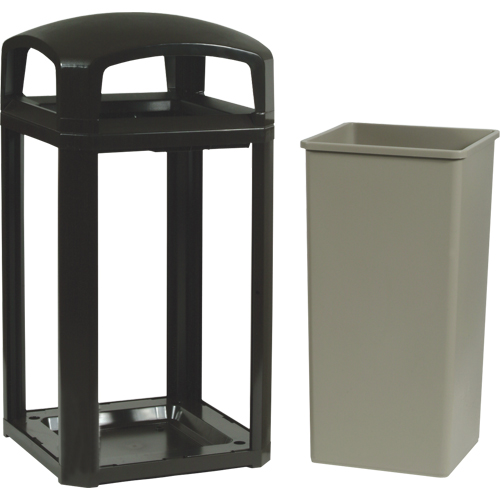 Cadre pour contenant Landmark Series Classique a/enveloppe rigide, Plastique, 50 gal. US Stor-it Systems