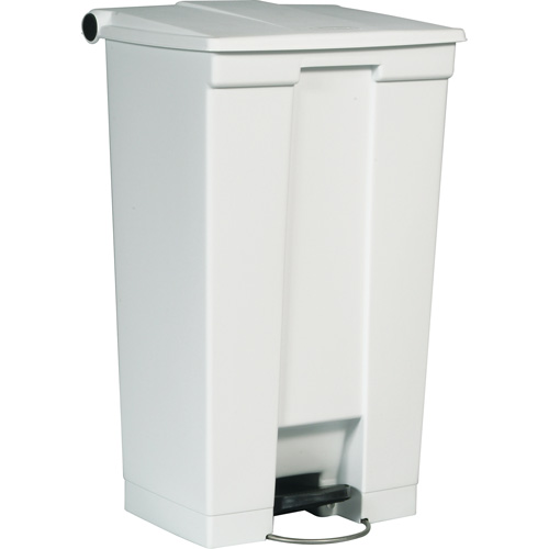 Flat Top Trash Can, Polyethylene, 23 US gal. Capacity Stor-it Systems