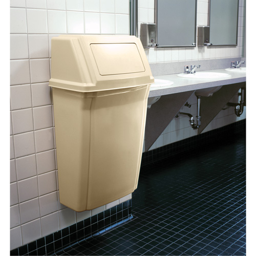 Slim Jim&reg; Containers, Swing Lid, Plastic, Fits Container Size: 19-1/2" x 12" Stor-it Systems