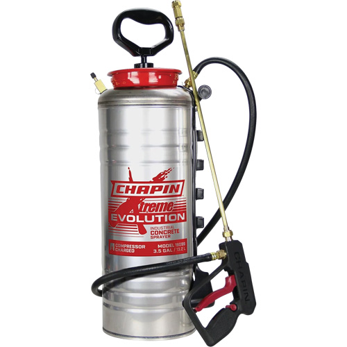 Pulv&eacute;risateur de b&eacute;ton &agrave; r&eacute;servoir Evolution, 3,5 gal. (13,2 L), Acier inoxydable, Lance de 19" Stor-it Systems