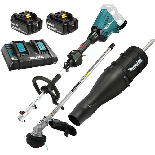 Ensemble de bloc d'alimentation sans balai &agrave; mandrin fendu LXT 5.0 Ah a/taille-haie EM405MP, &agrave; pile, 36 V Stor-it Systems