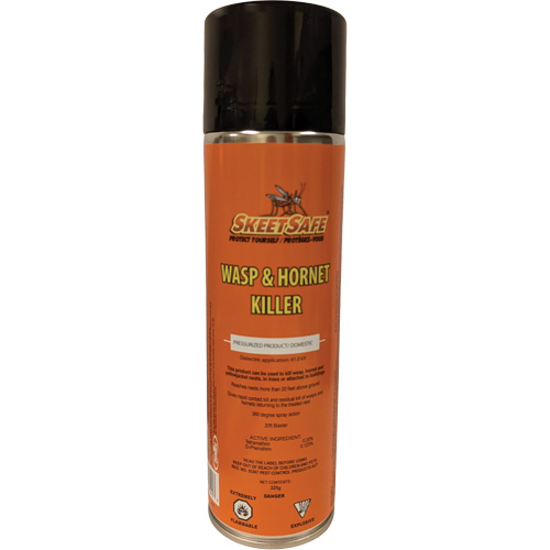 A&eacute;rosol contre gu&ecirc;pes et frelons Skeetsafe, 350 g, Canette a&eacute;rosol, &agrave; base de solvant Stor-it Systems