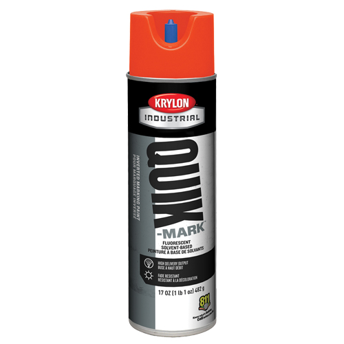 Peinture de marquage industrielle invers&eacute;e &agrave; base de solvant Quik-Mark, 17 oz, Canette a&eacute;rosol Stor-it Systems