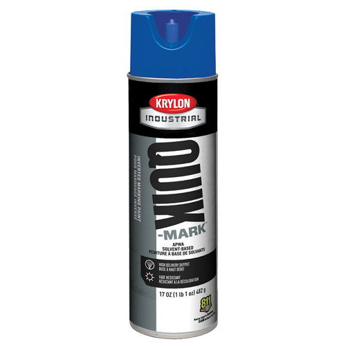 Peinture de marquage industrielle invers&eacute;e &agrave; base de solvant Quik-Mark, 17 oz, Canette a&eacute;rosol Stor-it Systems
