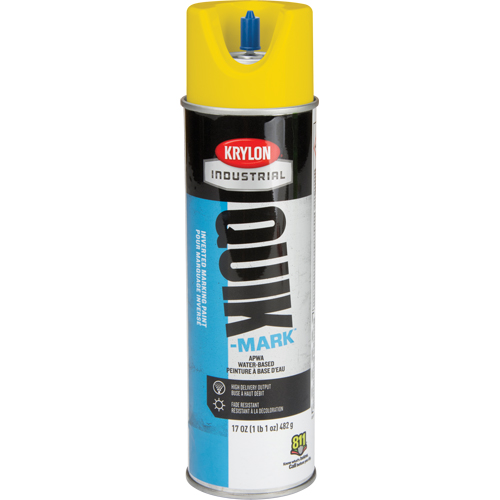 Industrial Quik-Mark Water-Based Inverted Marking Paint, 17 oz., Aerosol Can Stor-it Systems