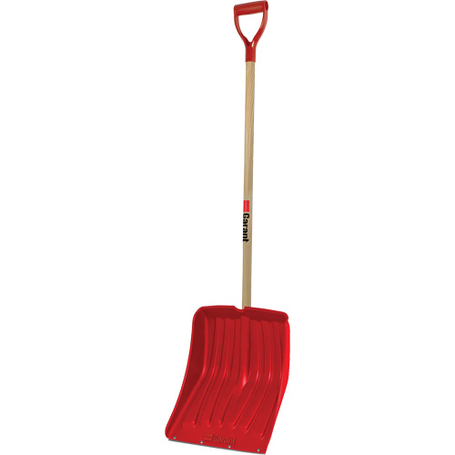 Alpine Snow Shovel, Polypropylene Blade, 13-9/10" Wide, D-Grip Handle, Wearstrip Included Stor-it Systems