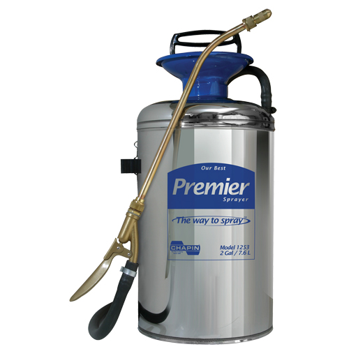Premier Series Pro Sprayer, 2 gal. (7.6 L), Stainless Steel, 12" Wand Stor-it Systems