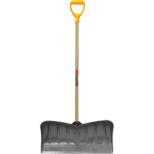 Pro Snow Pusher, Polypropylene Blade, D-Grip Handle, 26" W Stor-it Systems