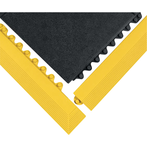 24/Seven&reg; Matting, Rubber, 3' W x 3' L, 5/8" Thick, Black Stor-it Systems