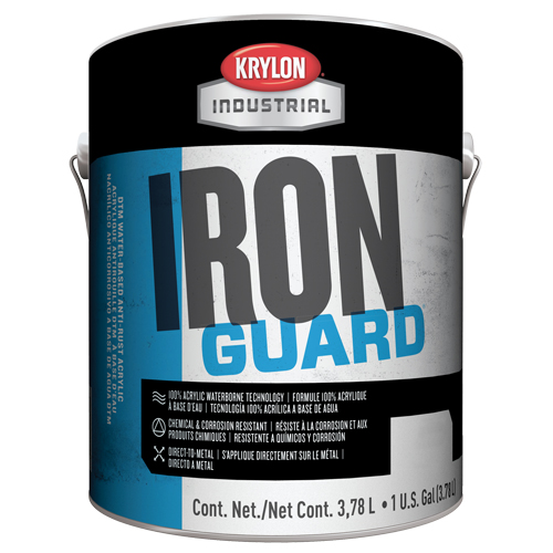 &eacute;mail industriel &agrave; base d'eau Iron Guard, Gallon, Noir Stor-it Systems