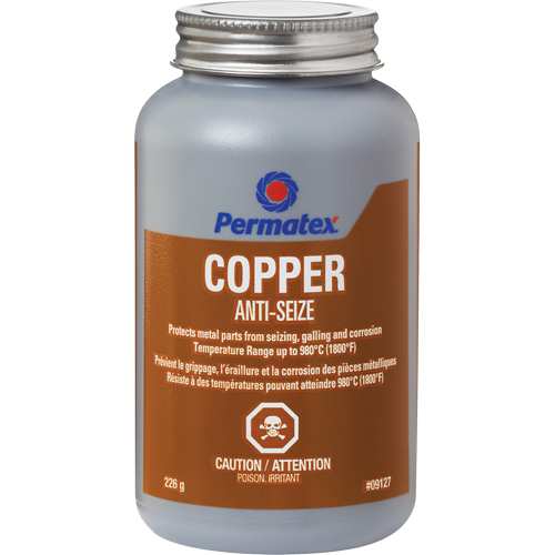 Copper Anti-Seize, 227 g, Brush Top Can, 1800°F (982°C) Max Temp. Stor-it Systems