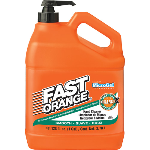 Nettoyant &agrave; mains, Lotion, 3,78 L, Bouteille &agrave; pompe, Orange Stor-it Systems