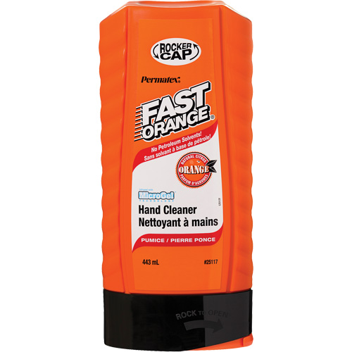 Hand Cleaner, Pumice, 443 ml, Bottle, Orange Stor-it Systems