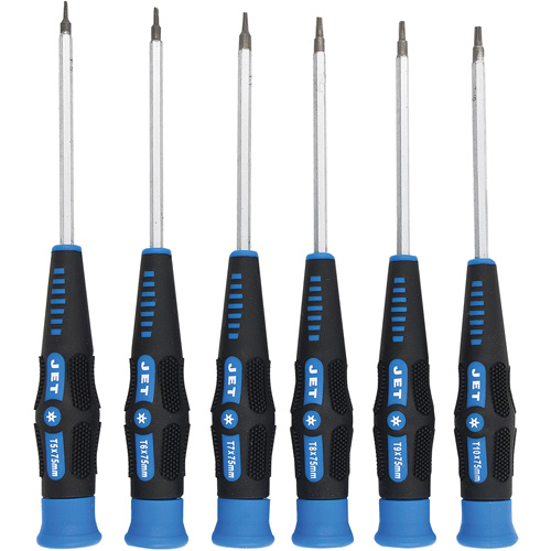 Jeu de tournevis de pr&eacute;cision Torx, 6 Stor-it Systems