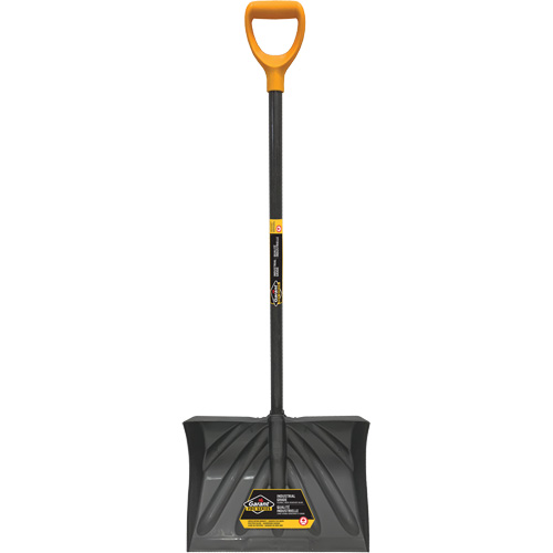 Pro Snow Shovel, Polypropylene Blade, 13-1/2" Wide, D-Grip Handle Stor-it Systems