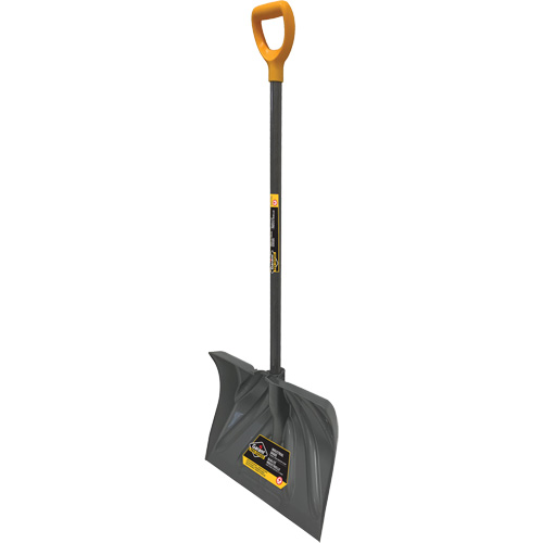 Pro Snow Shovel, Polypropylene Blade, 13-1/2" Wide, D-Grip Handle Stor-it Systems