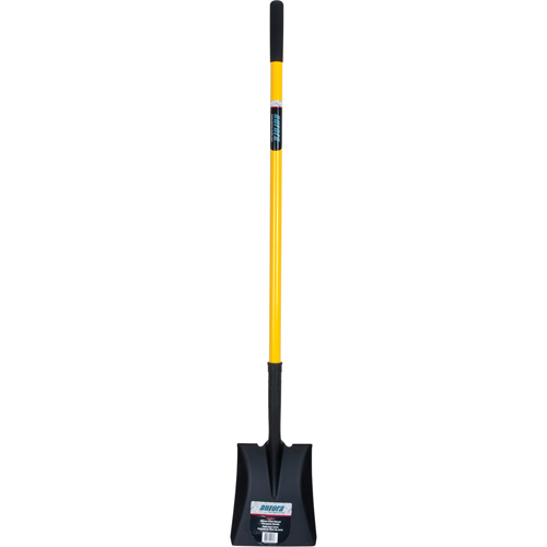 Pelles carr&eacute;es, Fibre de verre, Lame Acier durci, Manche en Droit, Longueur 48" Stor-it Systems