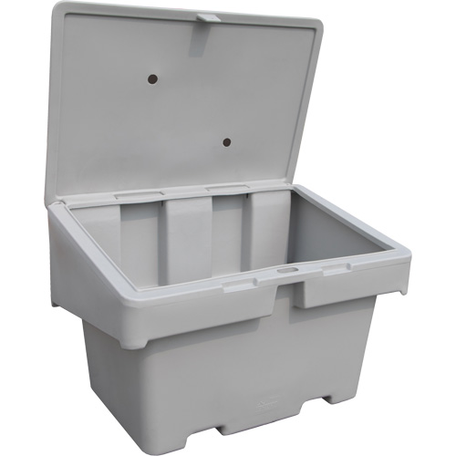 Contenants pour sel & sable SOS, 48" x 33" x 34", 18,5 pi³, Gris Stor-it Systems