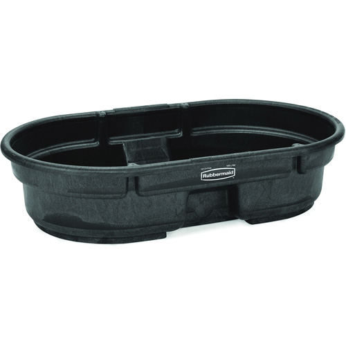 Stock Tank, 40" D x 51.6" W x 12" H, 400 lbs. Capacity, Black Stor-it Systems