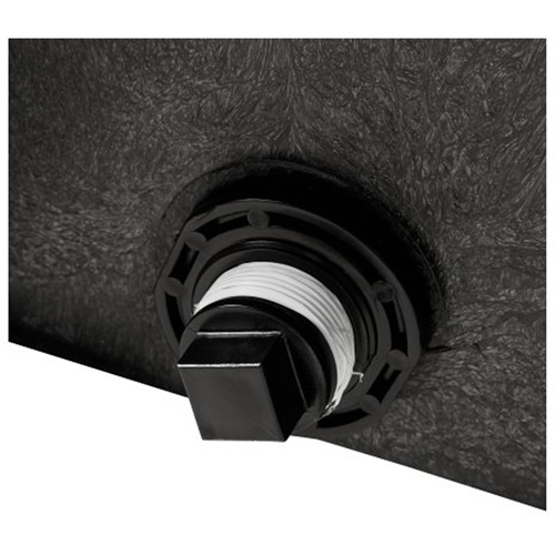 Stock Tank, 39" D x 58" W x 25" H, 1200 lbs. Capacity, Black Stor-it Systems