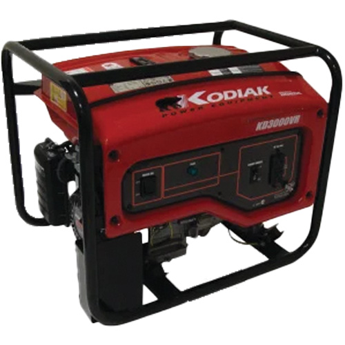 Kodiak KD3000VR Portable Generator, 2400 W Rated, 120 V, 16 L Tank Stor-it Systems