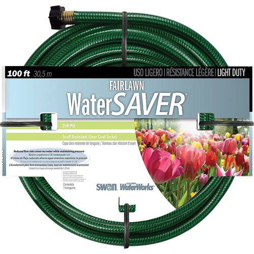 Fairlawn Watersaver Light Duty Garden Hoses, Nylon, 1/2" dia. x 100' Stor-it Systems