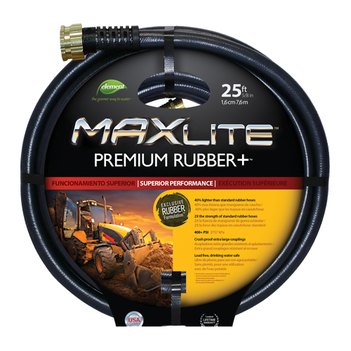 Commercial Duty Hoses, Rubber, 5/8" dia. x 25' Stor-it Systems