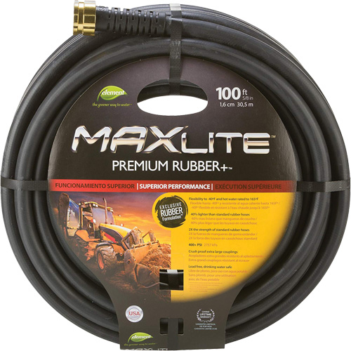 Commercial Duty Hoses, Rubber, 5/8" dia. x 100' Stor-it Systems