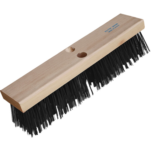 Road Warrior Extra Heavy-Duty Push Broom, 16", X-Coarse, Wire Bristles Stor-it Systems