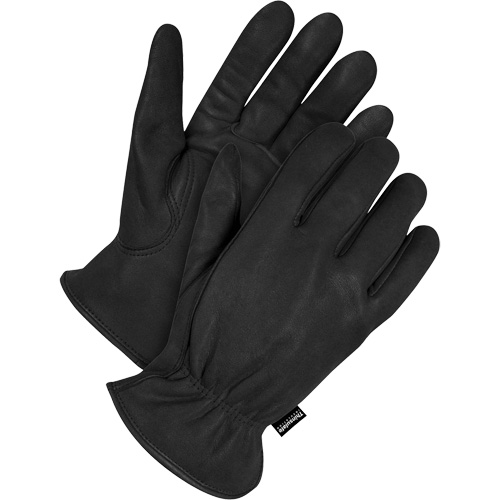 Gants de conducteur doubl&eacute;s classiques, Grand, Paume en Cuir fleur de daim, Thinsulate Stor-it Systems