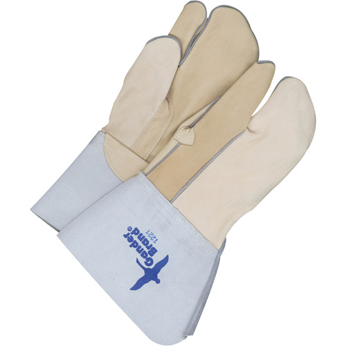 Gants &agrave; trois doigts en cuir, Cuir fleur de vache, Taille 11 Stor-it Systems