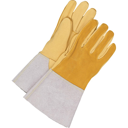 Welder Gloves, Grain Deerskin, Size Large Stor-it Systems