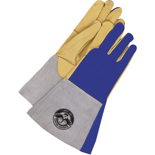 Gants de soudage &agrave; l'arc TIG et MIG, Cuir fleur de daim, Taille Grand Stor-it Systems