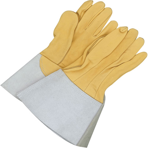 Gander Brand Reverse Grain TIG Welder Gloves, Grain Deerskin, Size 10 Stor-it Systems