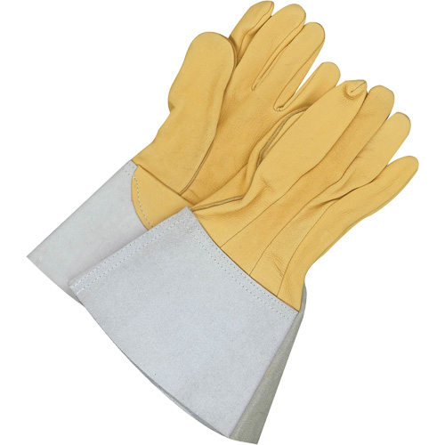 Gander Brand Reverse Grain TIG Welder Gloves, Grain Deerskin, Size 9 Stor-it Systems