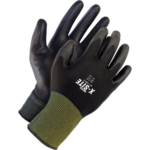 X-Site Coated Gloves, 7, Polyurethane Coating, Nylon Shell Stor-it Systems