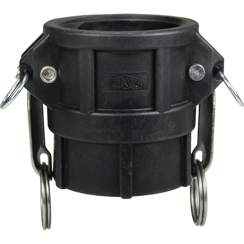 Coupleur &agrave; came et cannelure, Polypropyl&egrave;ne, Type D, 3", NPT femelle, 60 PSI Stor-it Systems