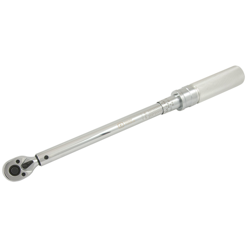 Heavy-Duty Micro-Adjustable Torque Wrench, Click, 3/8" Square Drive, 10 - 100 ft-lbs. Stor-it Systems