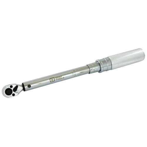 Micro-Adjustable Torque Wrench, Click, 3/8" Square Drive, 30 - 250 in-lbs. Stor-it Systems