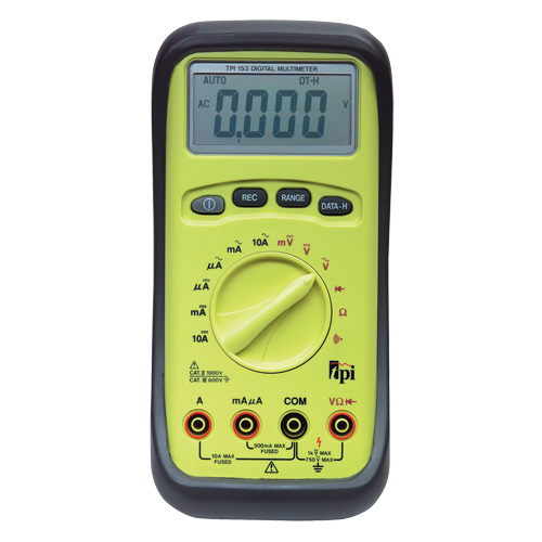 Multim&egrave;tre &agrave; auto-t&eacute;l&eacute;m&eacute;trie, Tension c.a./c.c., Courant c.a./c.c. Stor-it Systems