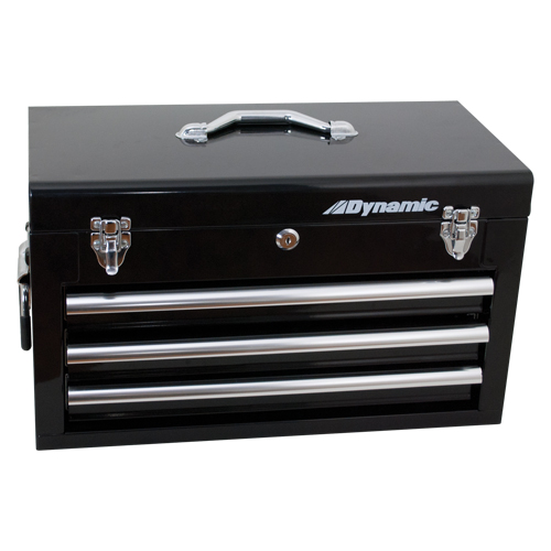 Coffre avec tiroirs pour outils manuels, 10" P x 20" la x 12" h, Noir Stor-it Systems